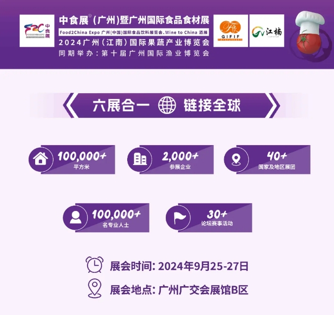 以果蔬为媒，共享全球优质资源，2024中食展®广州为您开启全年采购之旅